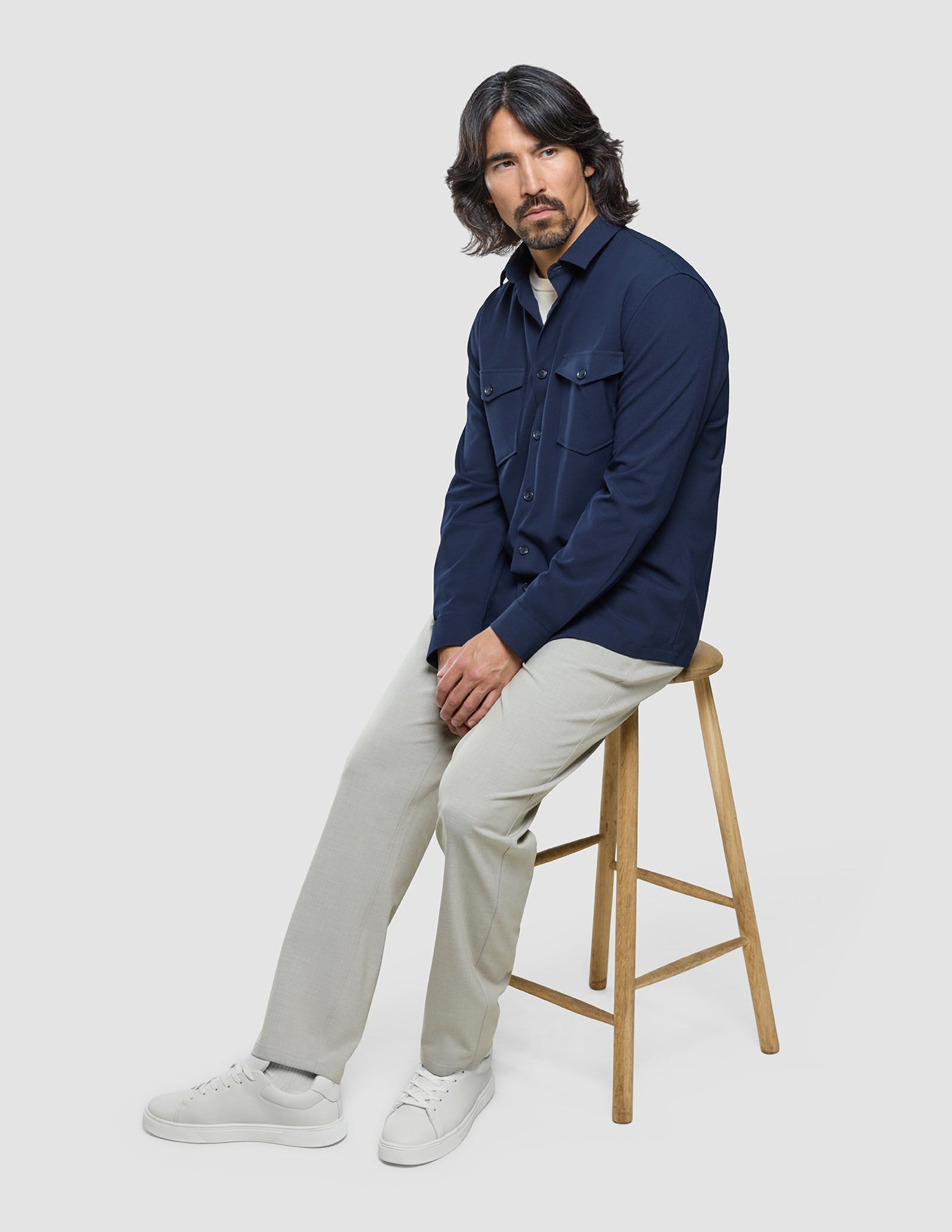 Ease Overshirt Blue Nights